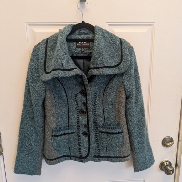 Montanaco Jackets & Blazers - Montanaco Boucle Blazer Style Jacket